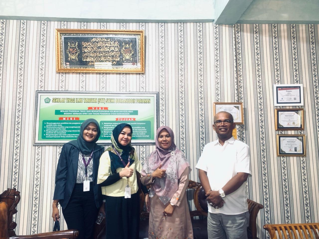 Bank Mega Syariah KC Padang Jalin Silaturahmi dan Penjajakan Kerja Sama dengan STIT Syekh Burhanuddin Pariaman