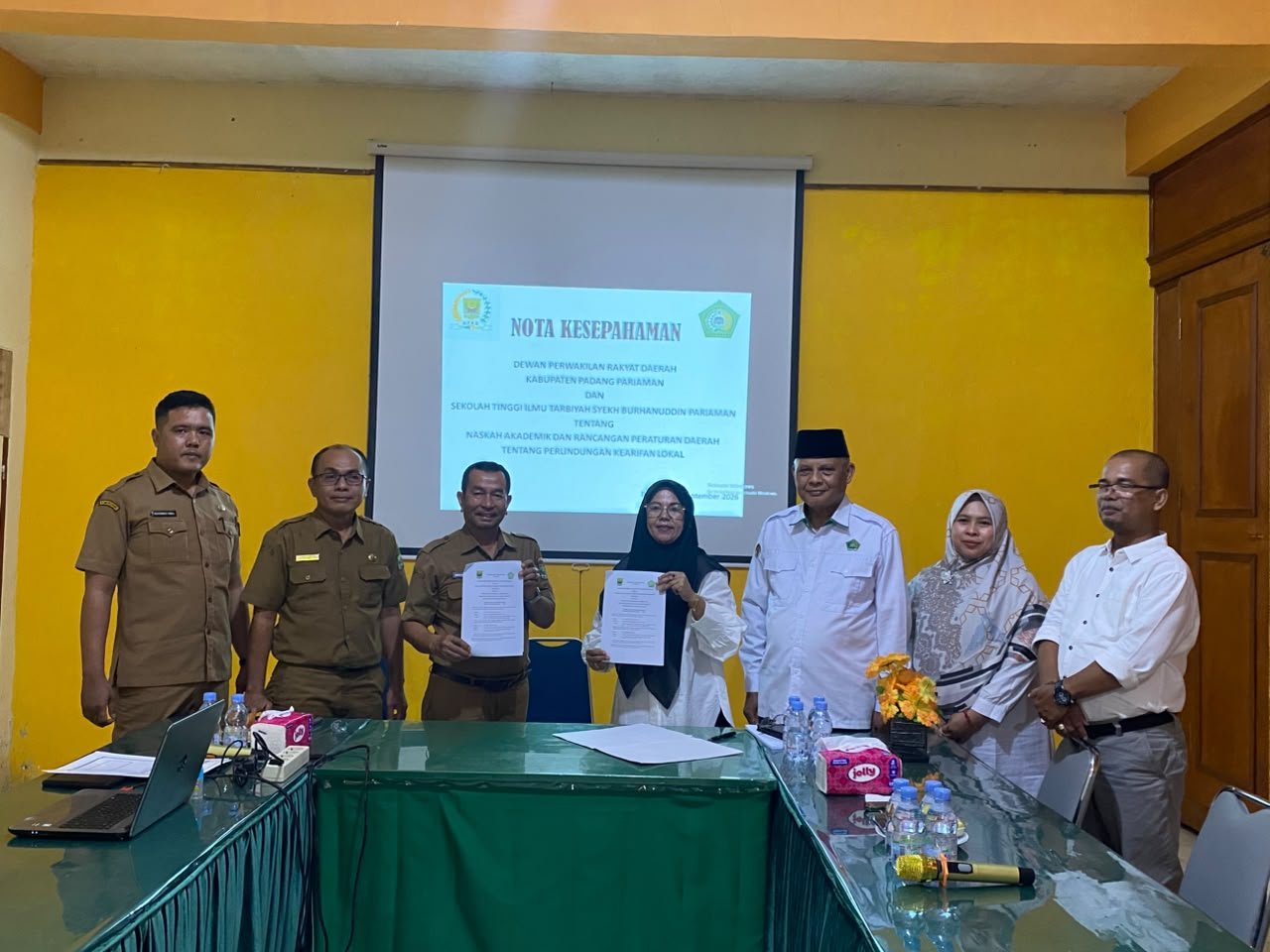 STIT Syekh Burhanuddin Pariaman dan DPRD Kabupaten Padang Pariaman Siapkan Kerja Sama Penyusunan Naskah Akademik Perlindungan Kearifan Lokal